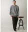 『一部WEB限定カラー』綿カシミヤワイドフィットクルーネックニット