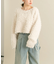 クロップドフェザープルオーバー