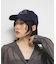 バイカラーエンブロイダリーCAP