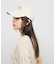 バイカラーエンブロイダリーCAP