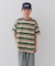 『WEB／一部店舗限定サイズ』マルチボーダールーズTシャツ(KIDS)