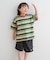 『WEB／一部店舗限定サイズ』マルチボーダールーズTシャツ(KIDS)