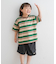 『WEB／一部店舗限定サイズ』マルチボーダールーズTシャツ(KIDS)