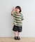 『WEB／一部店舗限定サイズ』マルチボーダールーズTシャツ(KIDS)