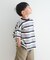 『WEB／一部店舗限定サイズ』マルチボーダールーズTシャツ(KIDS)