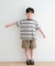 『WEB／一部店舗限定サイズ』マルチボーダールーズTシャツ(KIDS)