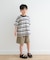 『WEB／一部店舗限定サイズ』マルチボーダールーズTシャツ(KIDS)