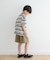 『WEB／一部店舗限定サイズ』マルチボーダールーズTシャツ(KIDS)