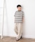 『WEB／一部店舗限定サイズ』マルチボーダールーズTシャツ(KIDS)