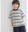 『WEB／一部店舗限定サイズ』マルチボーダールーズTシャツ(KIDS)