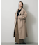 スタンドカラーロングコート