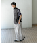 メランジタックワイドパンツ