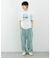 メランジタックワイドパンツ