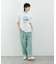 メランジタックワイドパンツ