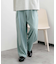 メランジタックワイドパンツ