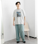 メランジタックワイドパンツ