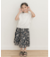 『親子リンク』オリエンタルプリントギャザースカート(KIDS)
