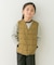 TAION　V-NECK BUTTON DOWN VEST(KIDS)