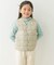 TAION　V-NECK BUTTON DOWN VEST(KIDS)