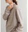 『ユニセックス』『6サイズ展開』commpost　リサイクルコットンロングスリーブTシャツ
