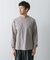 『ユニセックス』『6サイズ展開』commpost　リサイクルコットンロングスリーブTシャツ