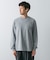 『ユニセックス』『6サイズ展開』commpost　リサイクルコットンロングスリーブTシャツ