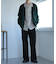 『セットアップ対応』『イージーケア』ダブルタックワイドスラックス