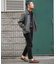 『WEB限定』『セットアップ対応』ツイードZIPブルゾン