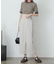 『XS・TALL展開あり』リネンライクハイウエストラップスカート
