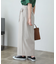 『XS・TALL展開あり』リネンライクハイウエストラップスカート