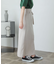 『XS・TALL展開あり』リネンライクハイウエストラップスカート
