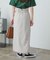 『XS・TALL展開あり』リネンライクハイウエストラップスカート