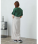 『XS・TALL展開あり』リネンライクハイウエストラップスカート