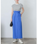 『XS・TALL展開あり』リネンライクハイウエストラップスカート