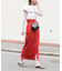 『XS・TALL展開あり』リネンライクハイウエストラップスカート