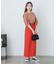 『XS・TALL展開あり』リネンライクハイウエストラップスカート