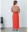 『XS・TALL展開あり』リネンライクハイウエストラップスカート