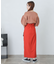 『XS・TALL展開あり』リネンライクハイウエストラップスカート
