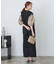 『XS・TALL展開あり』リネンライクハイウエストラップスカート