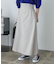 リネンライクハイウエストフレアスカート