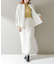ELENDEEK　FRINGE STRAIGHT SKIRT