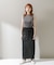 ELENDEEK　FRINGE STRAIGHT SKIRT