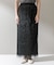ELENDEEK　FRINGE STRAIGHT SKIRT