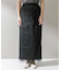 ELENDEEK　FRINGE STRAIGHT SKIRT