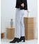 ウールセミフレアクロップドパンツ