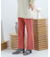 ウールセミフレアクロップドパンツ