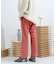 ウールセミフレアクロップドパンツ
