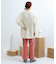 ウールセミフレアクロップドパンツ