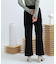 ウールセミフレアクロップドパンツ
