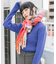 ラメチェックマフラー